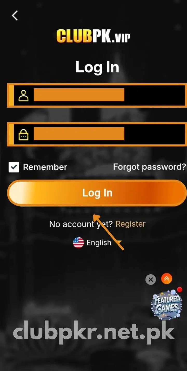 Press Login Button